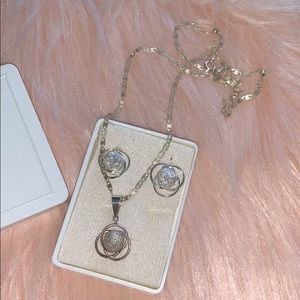 Silver 925 solid set nwot